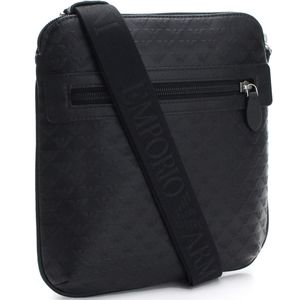 Men's Flat Crossbody Bag Black Minorcs Small Xbody